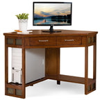 Scrivania angolare Mission di Leick Home