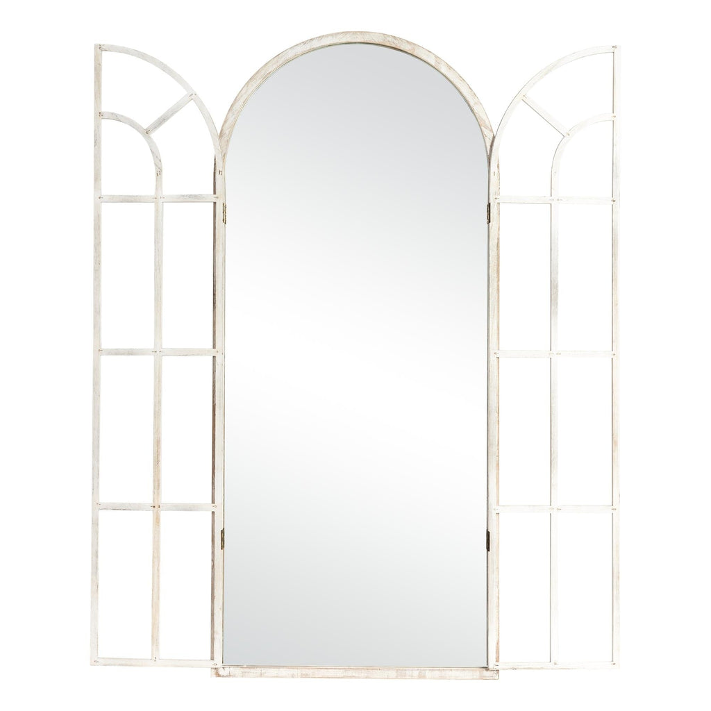 Specchio per finestra in legno ad arco 71'' L*31'' W