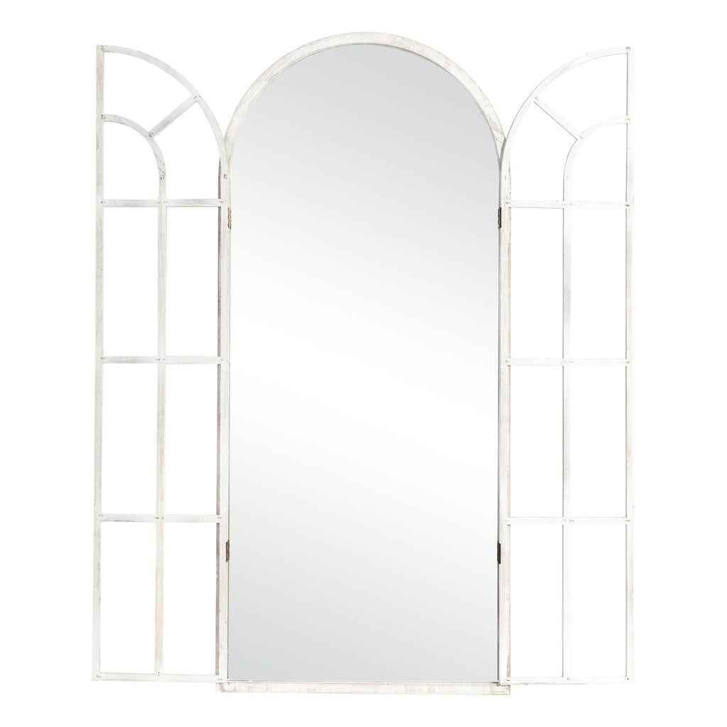 Specchio per finestra in legno ad arco 71'' L*31'' W