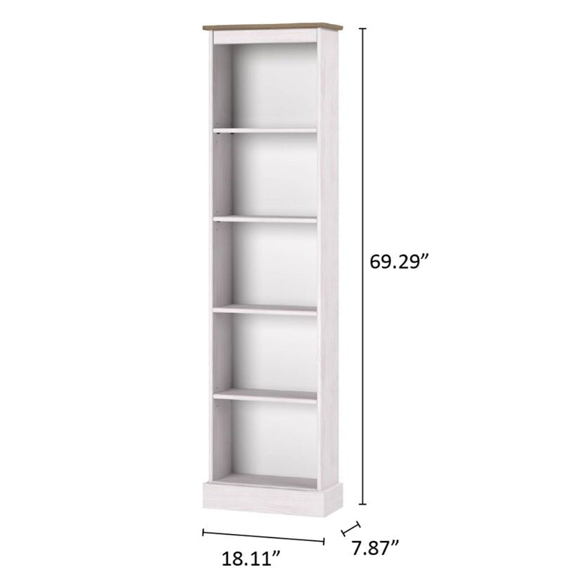 Libreria in legno alta e stretta Collezione Corona | Furniture Dash