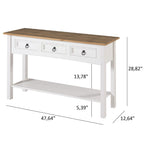 Consolle da ingresso in legno con 3 cassetti Corona | Furniture Dash - N/D