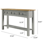 Consolle da ingresso in legno con 3 cassetti Corona | Furniture Dash - N/D