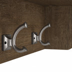 Appendiabiti da parete Woodland 40W con ripiano di Bush Furniture