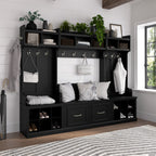 Appendiabiti da parete Woodland 40W con ripiano di Bush Furniture