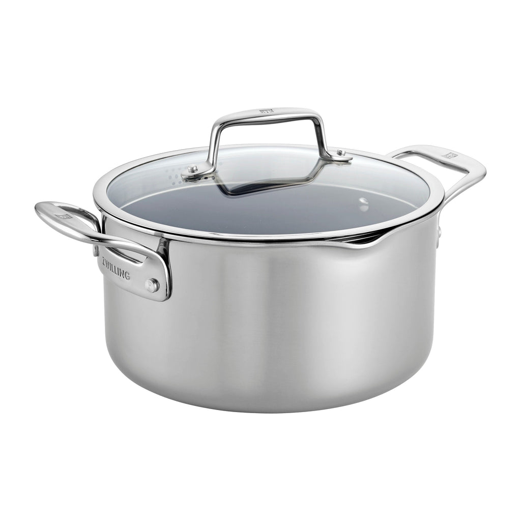 Forno olandese antiaderente in ceramica e acciaio inossidabile ZWILLING Clad CFX da 6 qt