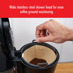 Macchina per caffè americano ZWILLING Enfinigy con caraffa termica da 10 tazze, premiata con lo standard SCA Golden Cup - 2,5 qt