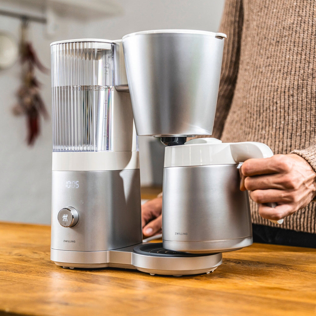 Macchina per caffè americano ZWILLING Enfinigy con caraffa termica da 10 tazze, premiata con lo standard SCA Golden Cup - 2,5 qt