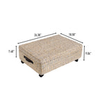 Contenitore portaoggetti sottoletto in giacinto/legno happimess con ruote e maniglie